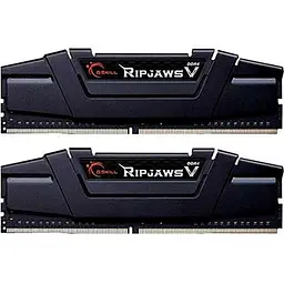 Модуль пам'яті G.Skill DDR4 16Gb (2x8) Ripjaws V Black 3200 MHz (F4-3200C16D-16GVKB)