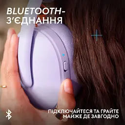 Ігрові навушники Logitech G325 Lightspeed Wireless Lilac (981-001538) [158923] - мініатюра 8
