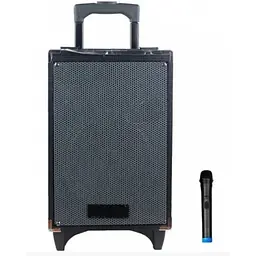 Акумуляторна акустична система XPRO A8-2T колонка валіза 60Вт USB SD FM радіо Bluetooth 1 радіомікрофон ДУ чорна (A8-2T) - мініатюра 2