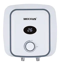 Водонагрівач Mixxus EWH-0515 Small Over 15 л над мийкою, 1500 Вт, "мокрий" ТЕН, вертикальний, квадратний, білий (WH0004) - мініатюра 1
