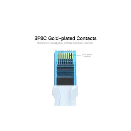 Патч-корд 0.75м UTP cat 5e RJ-45 blue Vention (VAP-A10-S075) - мініатюра 7