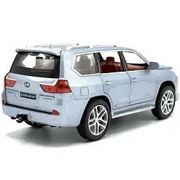 Колекційна металева модель автомобіля АвтоЕксперт Lexus LX570 Super Sport з інерцією, світлом та звуком 1:24 - мініатюра 2