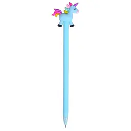 Дитяча гелева ручка Єдиноріг 6063(Blue) синя