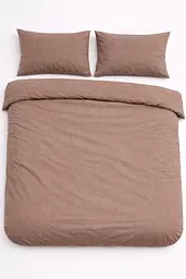 Підковдра на блискавці Ecotton полуторний 150х215 см фланель з бавовни Beige бежевий (25389)