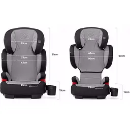 Автокрісло Kinderkraft 15-36 кг IsoFix Unity Grey - мініатюра 7