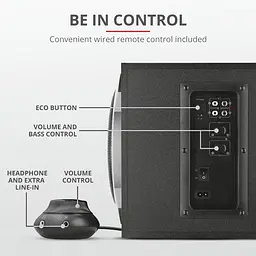Комплект акустики 2.1 Trust Tytan Speaker Set Black - мініатюра 3