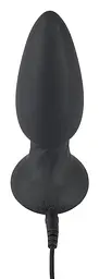 Анальна пробка Orion Black Velvets RC Shaking Plug 14.2 см (чорний) - мініатюра 8