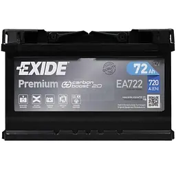 Акумулятор автомобільний EXIDE PREMIUM 72A (EA722) - мініатюра 7