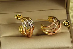Сережки Xuping Jewelry Райдуга 2 см комбіновані