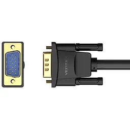 Кабель VGA 15M-15M, 1.5 м, з феритами, чорний Vention - мініатюра 2