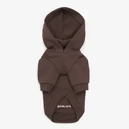 Худі для собак шоколадний S/М (довжина спинки 38-44см)