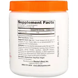 L-Аргінін Doctor's Best L-Arginine 300 г - мініатюра 2