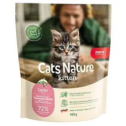 Сухий корм для кошенят всіх порід Mera Cats Nature Kitten Salmon (Lachs) з лососем 400 г