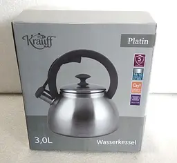 Чайник зі свистком Krauff 26-298-001 Platin 3 л. - мініатюра 3