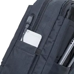 Рюкзак для ноутбука Rivacase 8365 Black 17.3 - мініатюра 4
