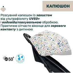 Прогулянкова коляска Chicco Glee Сіра (87068.77) - мініатюра 5