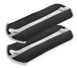Обважнювачі-манжети для ніг та рук PowerPlay PP-4349 Ankle/Wrist Weights (2 шт*0.5 кг) Чорні (PP_4349_Black_0.5) - мініатюра 2