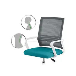 Офісне крісло Sofotel Corta Grey/Turquoise (241401) - мініатюра 10