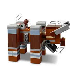 Конструктор LEGO Minecraft Аванпост розбійників та спустошувач 665 деталей (21278) - мініатюра 17
