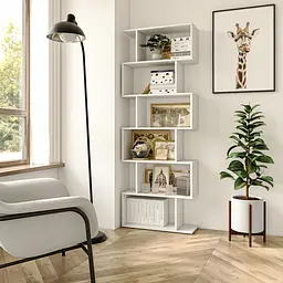 Стелаж для книг Moreli GT-56 Ш700/В1920/Г238 мм Білий - мініатюра 1