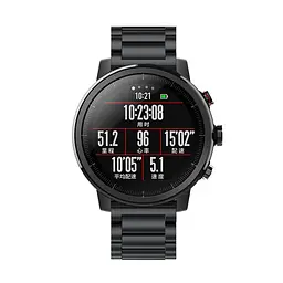 Металевий ремінець Primo для годинника Xiaomi Huami Amazfit SportWatch 2/Amazfit Stratos Black - мініатюра 3