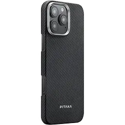 Чохол PC Pitaka with MagSafe для Apple iPhone 16 Pro Max (6.9) Black / Grey
