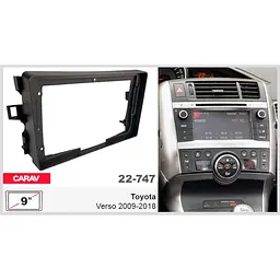 Перехідна рамка Toyota Verso Carav 22-747 - мініатюра 5