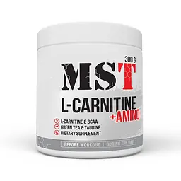 Жироспалювач MST Nutrition L-Carnitine + Amino, 300 грам - Лімончело