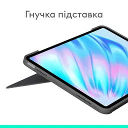 Чохол до планшета Logitech Combo Touch for iPad Air 13-inch (M2) OXFORD GREY - US (L920-012618) - мініатюра 6