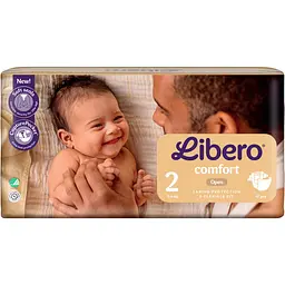 Підгузки Libero Comfort 2 (3-6 кг) 47 шт. - мініатюра 8