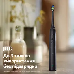 Електрична зубна щітка Philips Sonicare HX7111/01 серії 5500 чорна - мініатюра 12