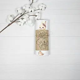 Пелюшка дитяча a.l.babybox Мрійливі зайченята багаторазова непромокальна 50х80 см (N 29379218) - мініатюра 3