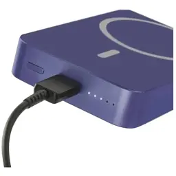 Батарея універсальна EMOS 10000mAh WI1046, 20W, Wireless, blue (B0551BL) - мініатюра 8