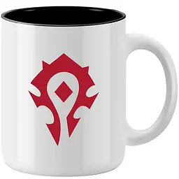 Чашка World of Warcraft Horde (Варкрафт) 325 мл Білий - мініатюра 2