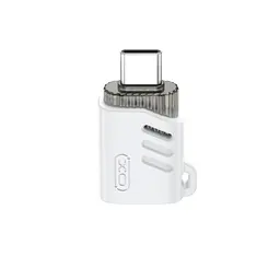 OTG-адаптер XO NB256B USB-A female to Type-c (with lanyard) Белый