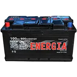 Автомобільний акумулятор ENERGIA 6СТ-100Ah Аз 800A (EN)