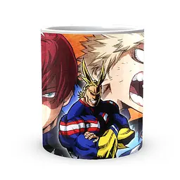 Кружка GeekLand Моя геройська академія My Hero Academia Всемогутній, Тодорокі, Бакуго та Іїда Колаж MHA 02.528 - мініатюра 2