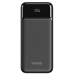 Батарея універсальна Sigma X-power SI30A4QL 30000mAh, PD/20W, QC22.5W, LED, cable 20w, black (4827798787311)