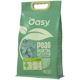 Наповнювач Oasy Peas Green Tea гороховий з ароматом зеленого чаю 6 л
