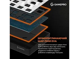Клавіатура GamePro MK130 Outemu Red Hot-Swap Switch Black (MK130R) - мініатюра 10