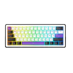 Клавіатура Hator Hellyberry (HK60) Mechanical Linear RGB USB UA White/Violet (HK60)