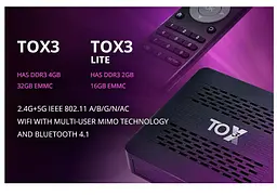 Смарт ТВ приставка TOX 3 Android SmartTV Box 4/32Gb 4K AV1 - мініатюра 7