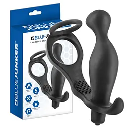 Ерекційне кільце BlueJunker Prostate Stimulator Cockring, 16,5 см (чорний) - мініатюра 3