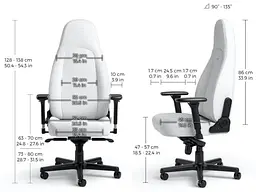 Крісло геймерське Noblechairs Icon Series White Edition (NBL-ICN-PU-WED) - мініатюра 6