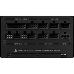 Блок живлення NZXT C1200W ATX 3.1 80+ Gold Black (PA-2G2BB-EU) - мініатюра 5