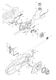 Прижимна гайка шини для ланцюгових пил Makita UC3041A, UC3541A, UC4041A (142235-8) - мініатюра 3