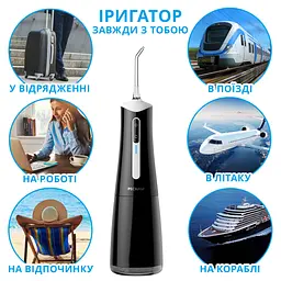 Іригатор Pecham Travel PC-5240 Black (4820301550112) - мініатюра 5
