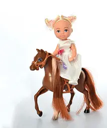 Лялька типу малеча на поні Bambi 19х18х6 см det0006298