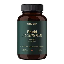 Гриб рейші Reishi Mushroom 1000 mg, 60 вегакапсул Mind Shi vit0004349