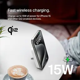 Павербанк Belkin White 8 000 mAh / 15 Вт (BPD007BTWH) - мініатюра 8